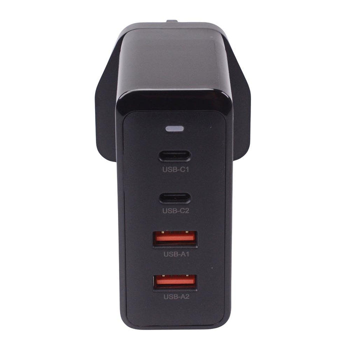 4 Port 100W USB PD Fast Charger 2x USB-A, 2x USB-C UK Plug