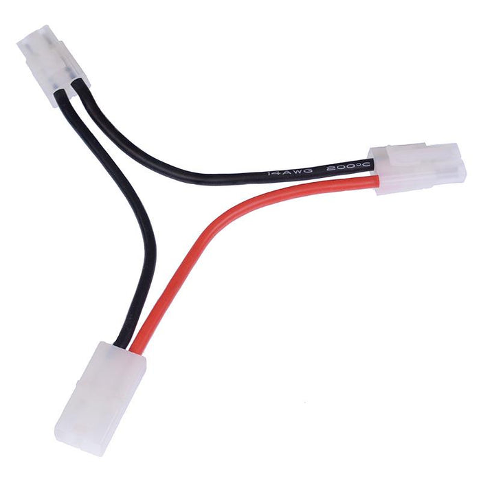Tamiya Female to 2 x Male Series Adapter Lead 100mm 14AWG