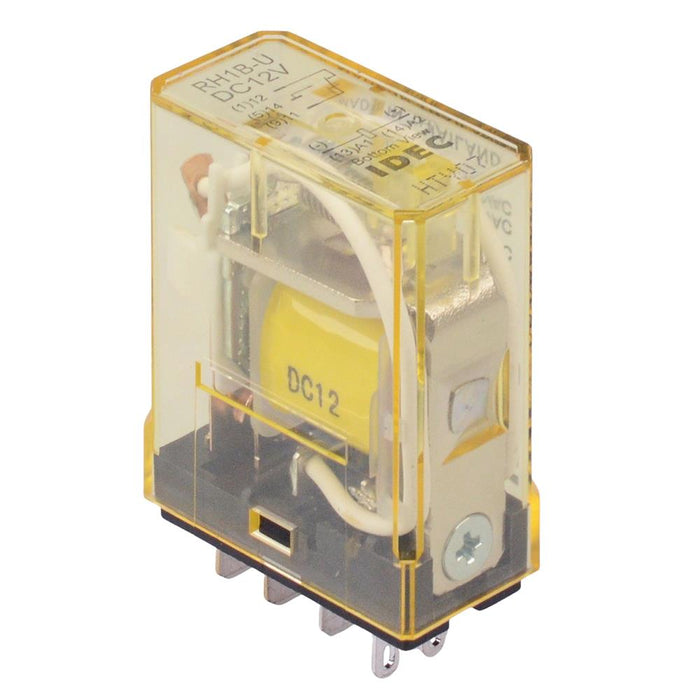 RH1B-UDC12V 12VDC Plug In Compact Power Relay 10A SPDT IDEC