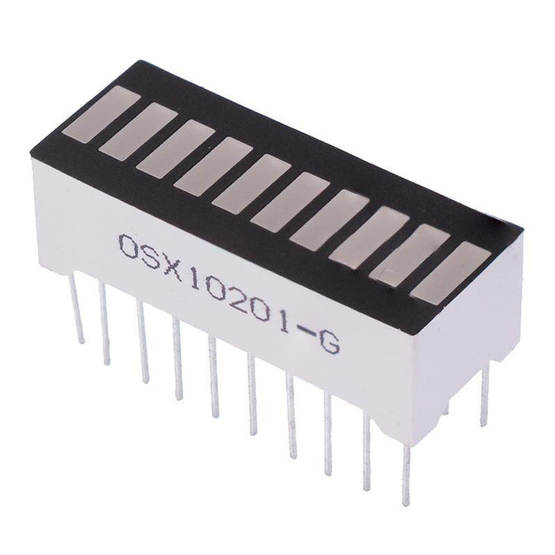 Green 10-Segment LED Bar Array Display — Maplin Pro | Your One Stop ...