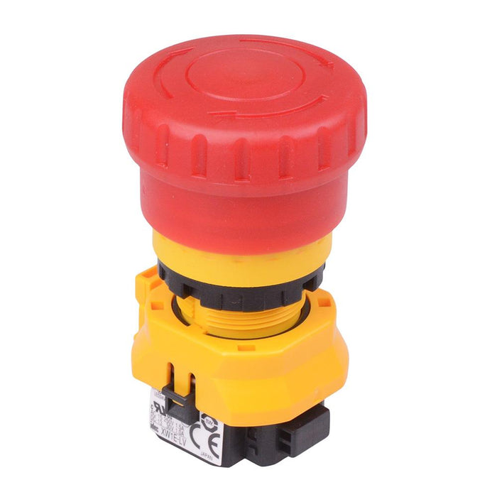 XW1E-LV413Q4R 24V illuminated 22mm Emergency Stop Switch 1NO-3NC IDEC