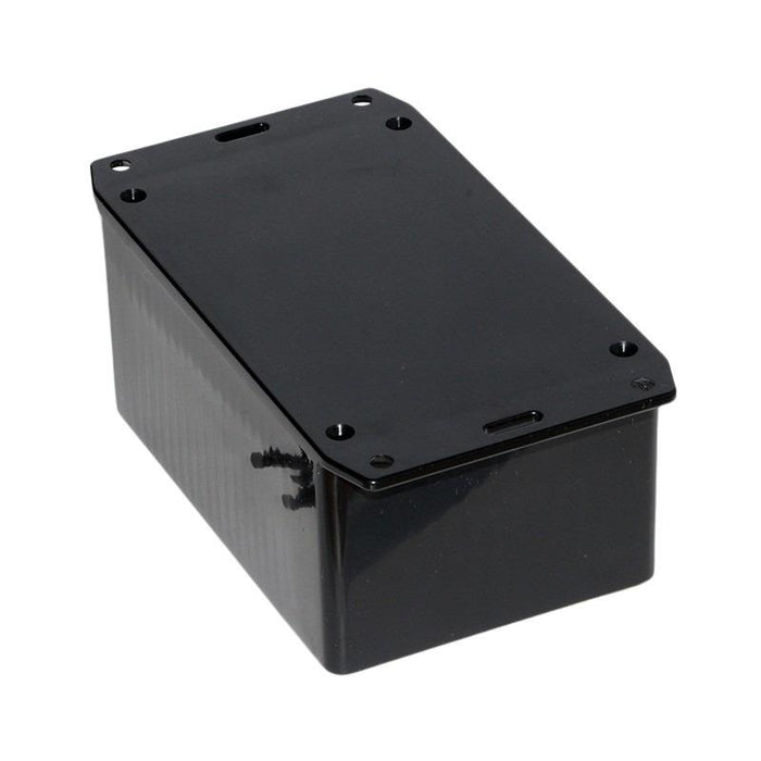 1591TSFLBK Hammond Multipurpose Black GPABS Enclosure Flanged Lid 120 x 80 x 59mm