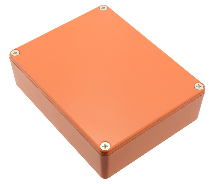 Hammond Orange Diecast Enclosure Stompbox 119 x 94 x 34mm 1590BBOR