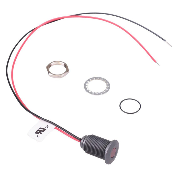 Q10F5ACXXR02E Red 10mm 2.2VDC LED Panel Indicator IP67 APEM