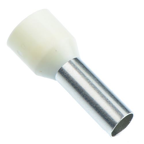 Ivory 10mm Bootlace Ferrule - Pack of 100