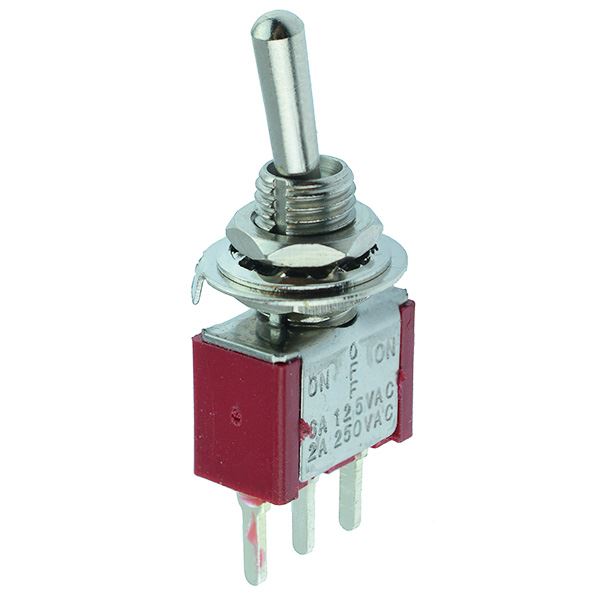 On-Off-On Miniature PCB Toggle Switch SPDT