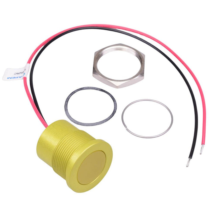 Q22F5AYXXSY110E Super Bright Yellow Flush 22mm 110VAC LED Panel Indicator IP67 APEM