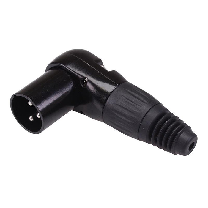 FC619303 XLR Male 3 Pole Right Angle Metal Plug CLIFF