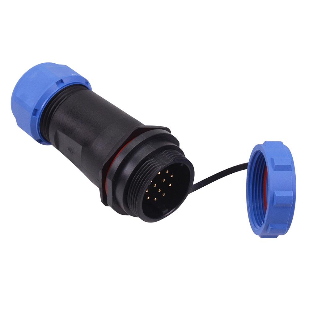 12 Pin Waterproof W21 Male Socket Cable Connector IP68 — Maplin Pro ...