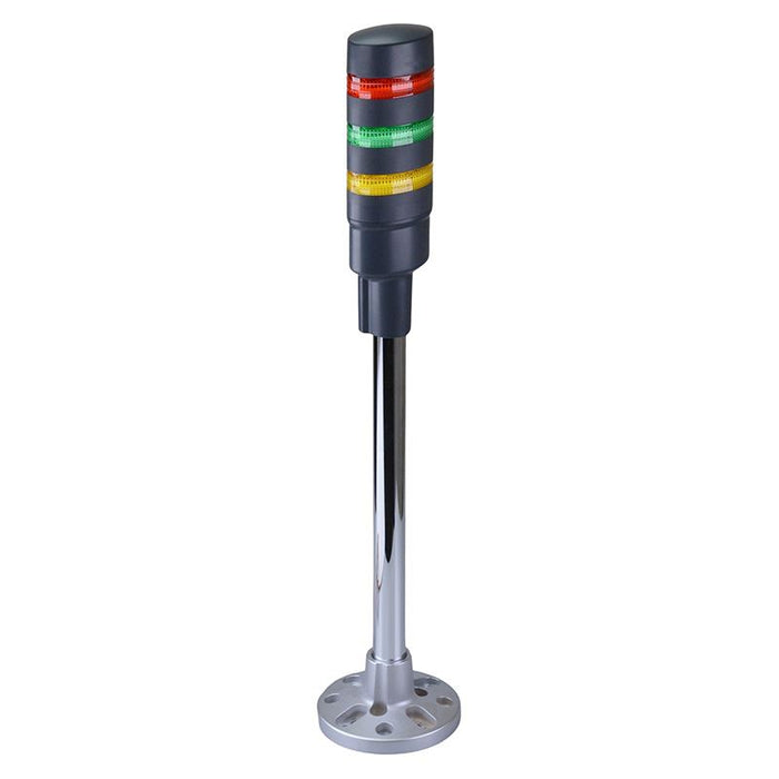 IDEC LD6A-3PQB-RGY Red/Green/Yellow Stack Light LED Tower Pole Mount 24VAC/DC