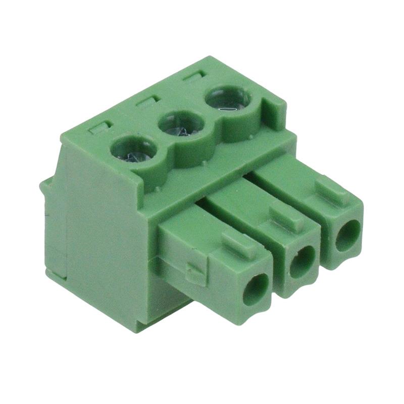3-Way 3.81mm Right Angle Pluggable Terminal Block 8A 300V — Maplin Pro ...