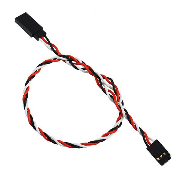 30cm Male to Female Futaba Twisted Servo Extension Lead