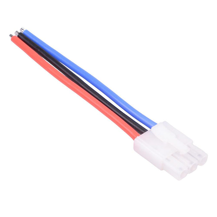 3 Way Male Tamiya RC Connector 10cm 14AWG Leads