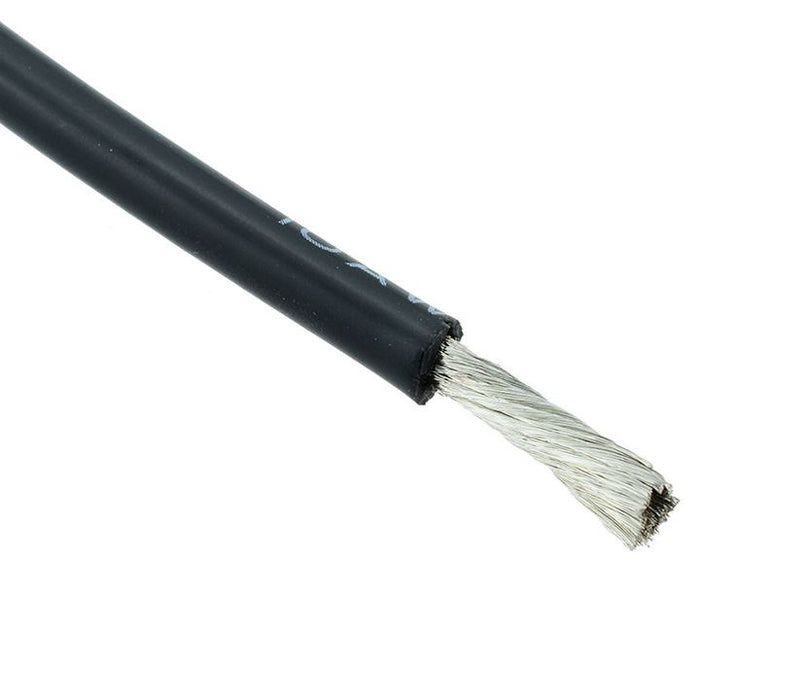 Black Silicone Lead Wire 10AWG 1050/0.08mm (price per metre)