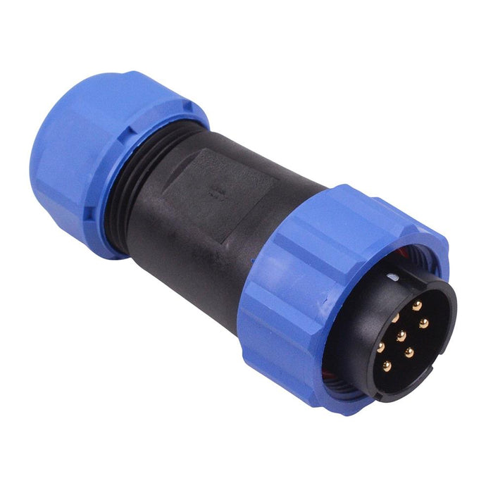 7 Pin Waterproof W21 Male Plug Cable Connector IP68