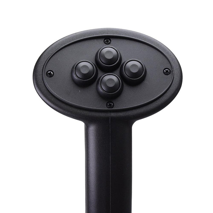 Black 2 Axis Hall Effect Joystick 4 Buttons APEM HG34M0X001DC-7027