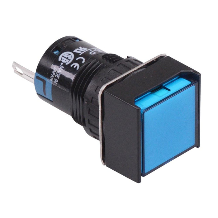 AL6Q-P3PS Blue 16mm 12V Square Pilot Light IP65 IDEC
