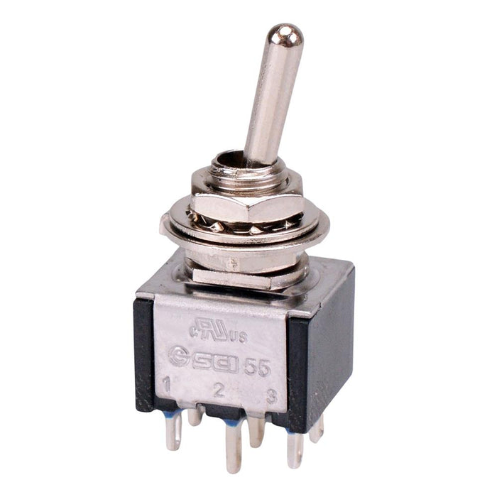 TA202A1 On-On Miniature Toggle Switch DPDT 6A