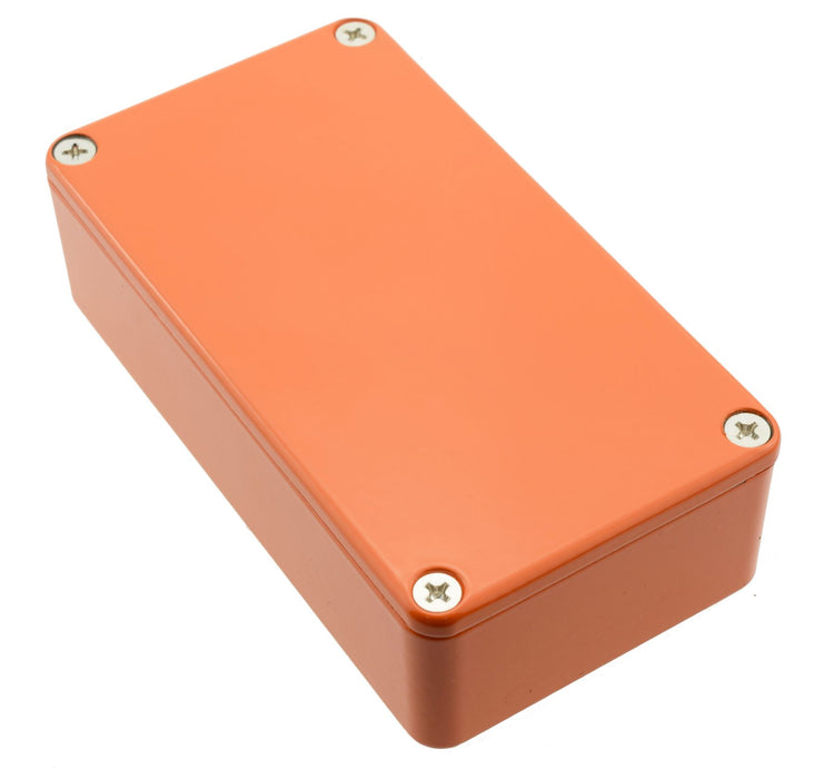 Hammond Orange Diecast Enclosure Stompbox 112 x 60 x 31mm 1590BOR