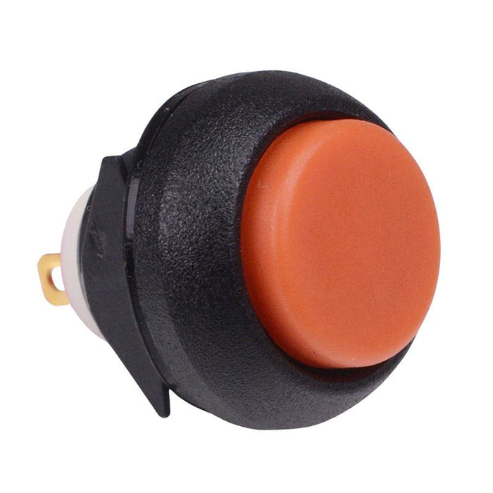 IBP3SAD900 APEM Orange Momentary Snap-In 12mm Push Button Switch SPST IP67