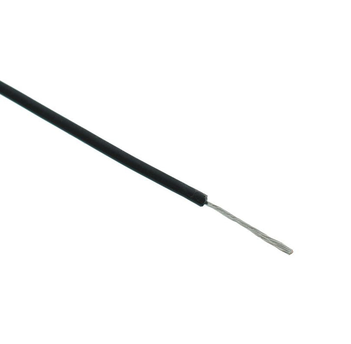 Black Silicone Lead Wire 30AWG 11/0.08mm (price per metre)