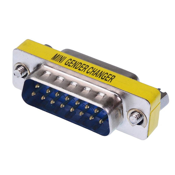 15 Way D Sub Male to Female Adapter Connector