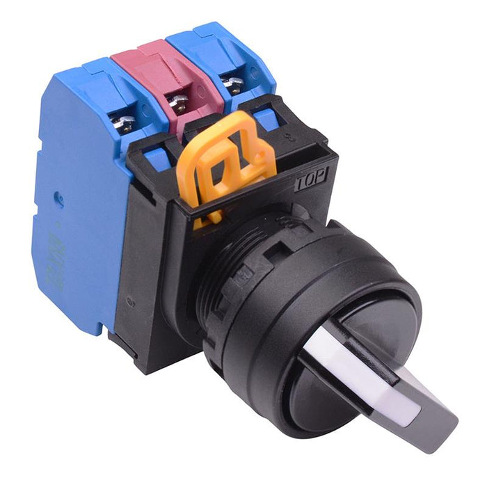 YW1S-33E21 22mm 3 Position Momentary Selector Switch 2NO-1NC IP65 IDEC
