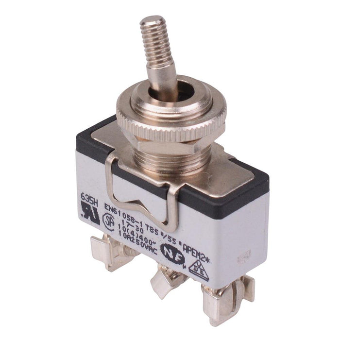 635HX2330 APEM On-(On) Momentary 12mm Toggle Switch SPDT 15A 250VAC