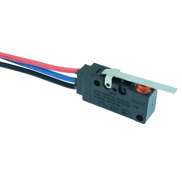 30mm Lever Waterproof Prewired Microswitch SPDT 10A IP67