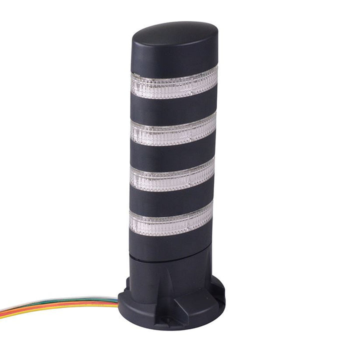 IDEC LD6A-4DQB-RYSGC Red/Yellow/Blue/Green Clear Lens Stack Light LED Tower Direct Mount 24VAC/DC