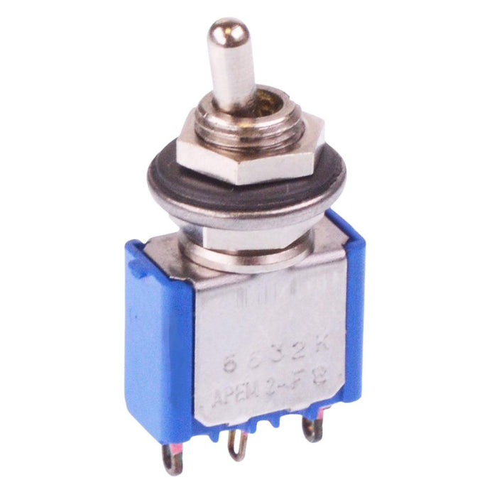 5632AKB16 APEM On-(On) Momentary 6.35mm Miniature Toggle Switch SPDT 4A 30VDC