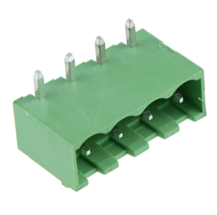 4-Way Plug-In PCB Horizontal Closed Header 5.08mm