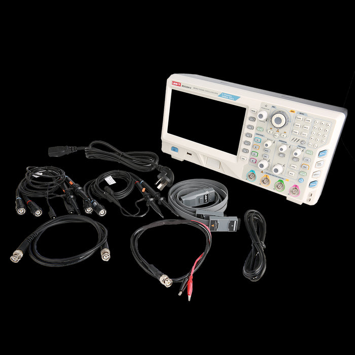 MSO2202 2 Analog 16 Digital Channel Oscilloscope 200MHz Uni-T