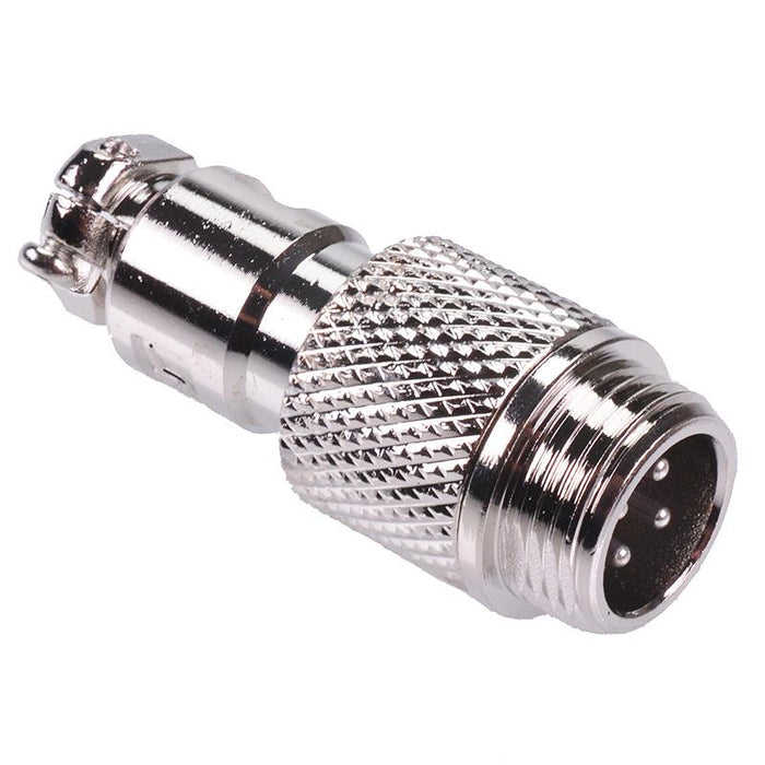 4 Way M12 Male Circular Plug Connector