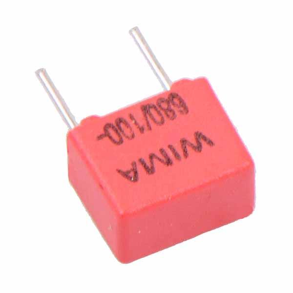 100pF 100V Polypropylene 5mm Capacitor ±2.5% Wima FKP2