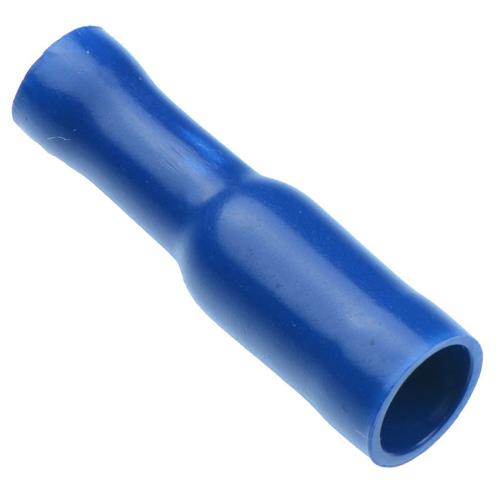 Blue 4mm Female Bullet Crimp Connector (Pack of 100)