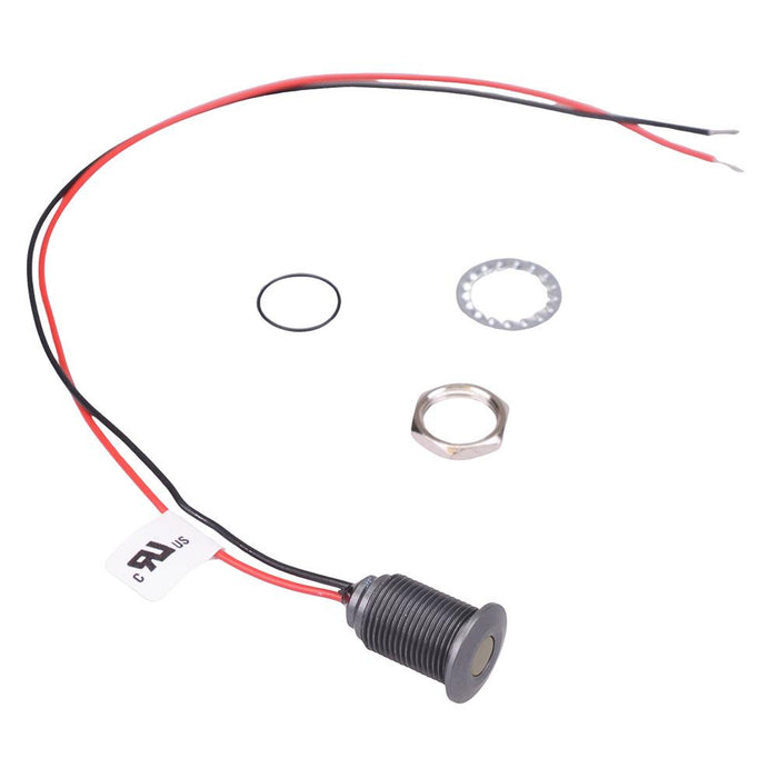 Q10F5ACXXY12E Yellow 10mm 12VDC LED Panel Indicator IP67 APEM