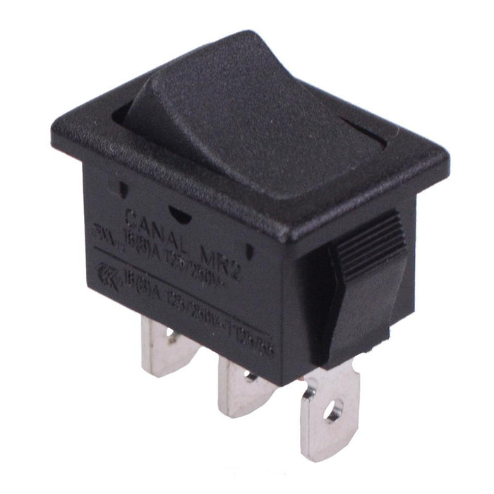 On-On Rectangle 19.2x12.9mm Rocker Switch SPDT 16A 250VAC
