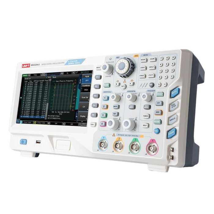 MSO2104 4 Analog 16 Digital Channel Oscilloscope 100MHz Uni-T