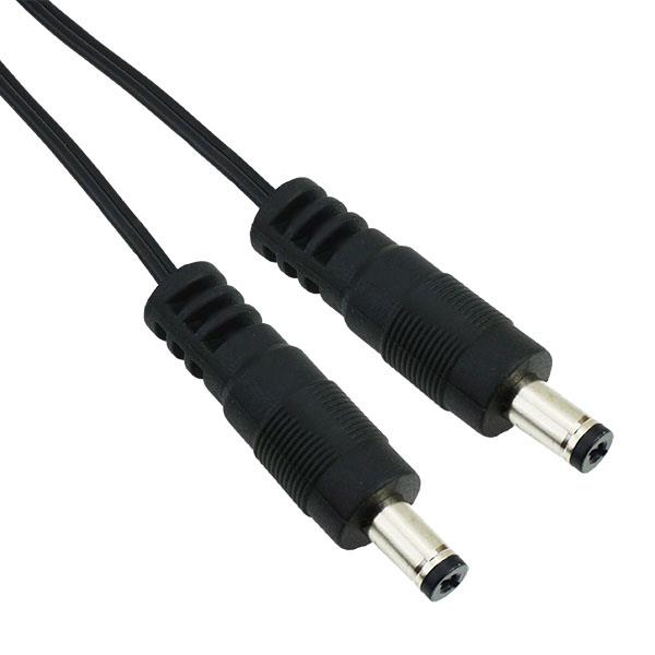 50cm Male to Male Plug 2.1mm x 5.5mm Extension Lead DC Connector