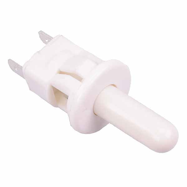 White On-(Off) Momentary Push Button Switch 19mm SPST