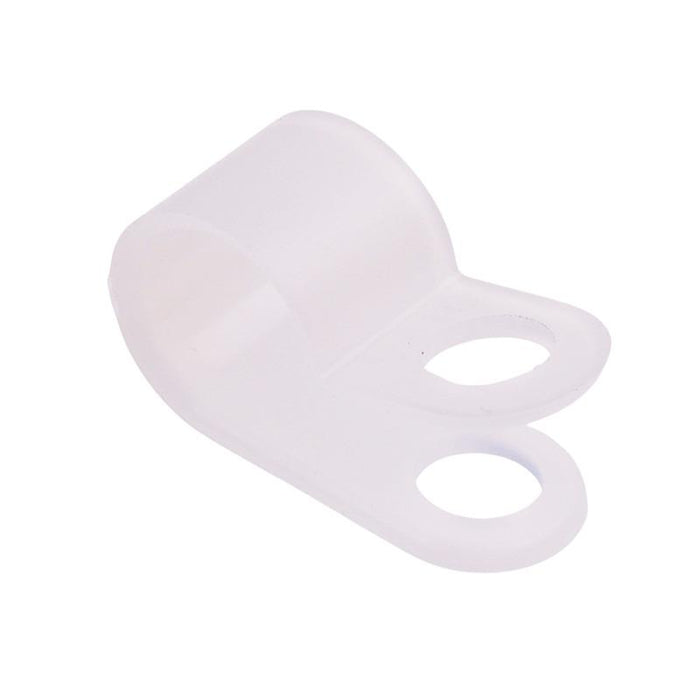 8mm Natural Nylon P Clip - Pack of 100