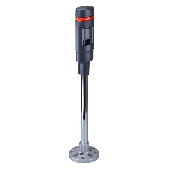 IDEC LD6A-1PZQB-R Red Stack Light LED Tower with Sounder & Flasher Pole Mount 24VAC/DC