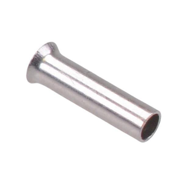 0.75mm Uninsulated Bootlace Ferrule 6mm Length - Pack of 100