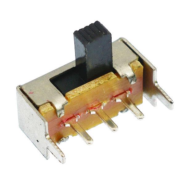 Mini On-On Horizontal PCB Slide Switch SPDT 0.5A 50VDC