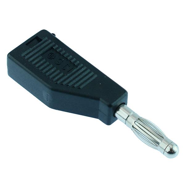 Black 4mm Stackable Test Plug R8-19