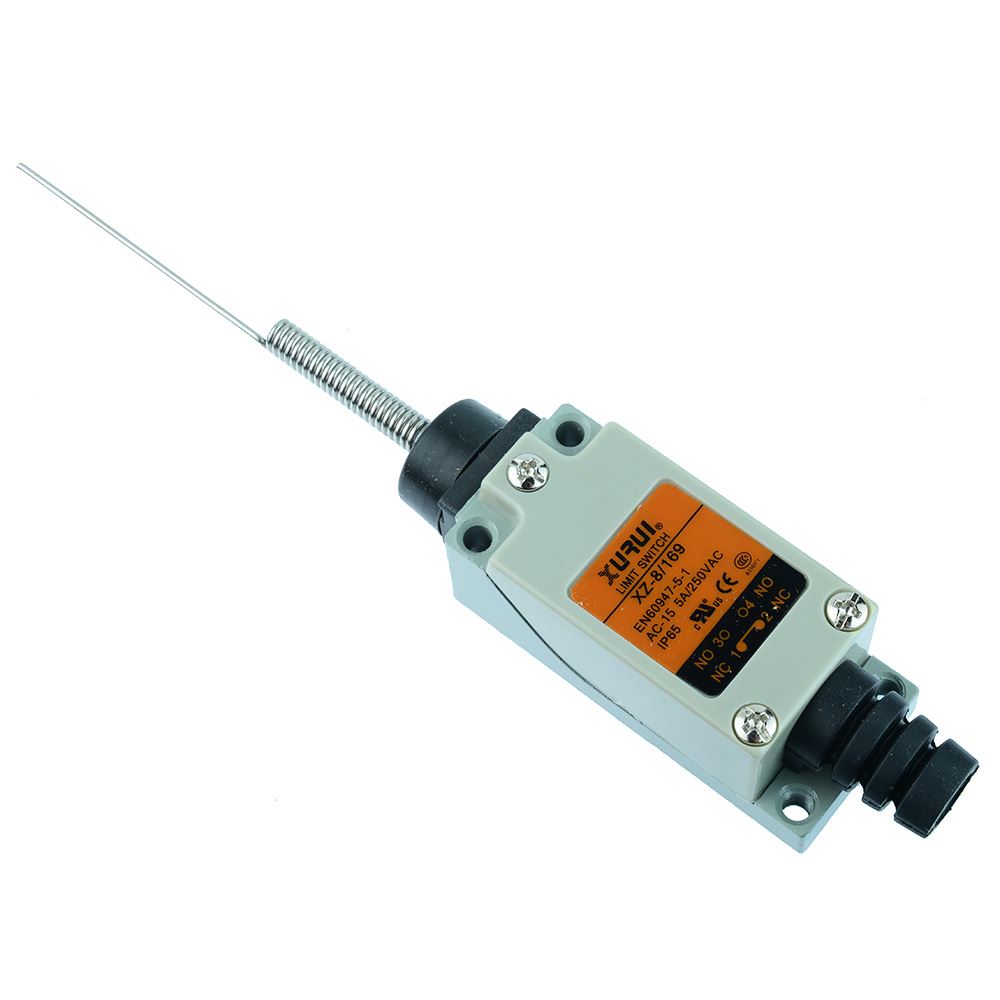 IP65 Metal Spring Actuator Limit Switch Zinc Alloy 2NO/2NC 250V 5A ...