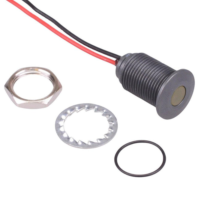 Q10F5ACXXY12E Yellow 10mm 12VDC LED Panel Indicator IP67 APEM