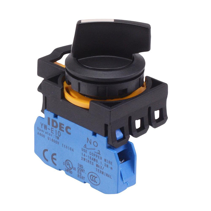 IDEC CW Series 2 Position Selector Switch 1NO IP65
