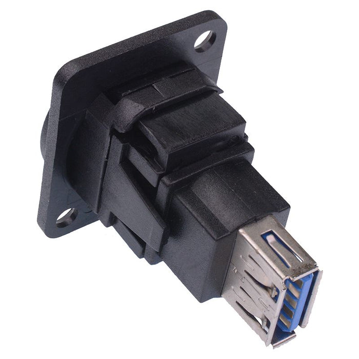 XLR Feedthrough Connector USB 3.0 B to USB 3.0 A CP30206N